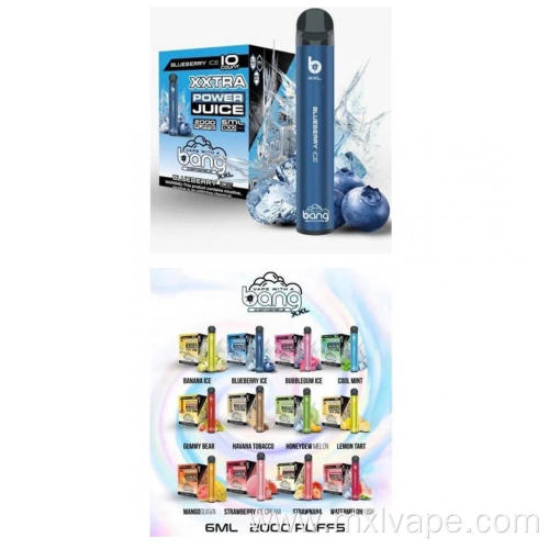 Customized Available Vidge Max 2000 Puffs Disposable Vape